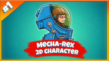 Mecha-Rex 2D Animated Character  #Spriter#2danimation #character#animation#indiegame#gameart