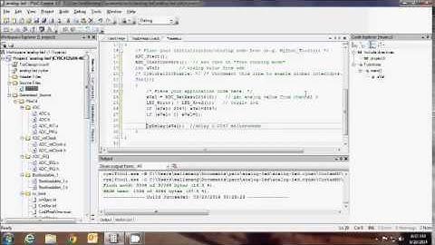 Cypress PSOC 4 Prototyping Kit - Analog input controls LED flash rate.