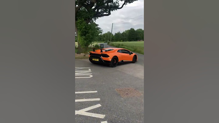 LAMBORGHINI HURACAN PERFORMANTE ACCELERATION!