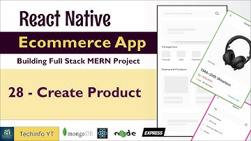 Create Product API React Native Ecommerce App Mern Stack Project Mern App