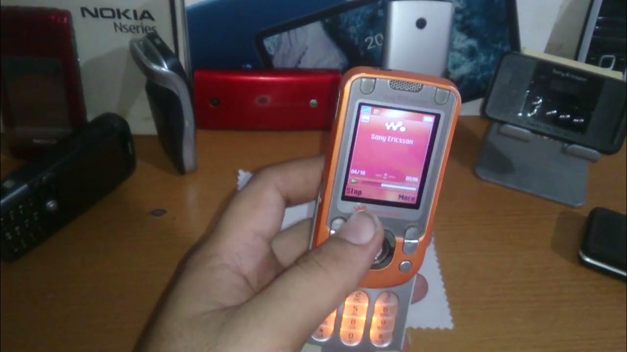 Sony Ericsson w550i orange colourgreat phone sound better than android