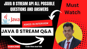 All Possible java 8 Stream API questions asked in interview | Java 8 features