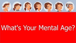 What Is Your Mental Age? (Quick Test)
