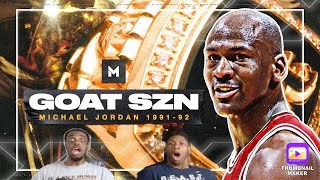 Ki & Jdot Reacting to MICHAEL JORDAN ULTIMATE 1991-92 Season Highlights!