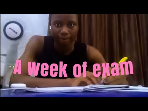 . "A Week in My Life: Conquering 3rd Semester Final Exams"
