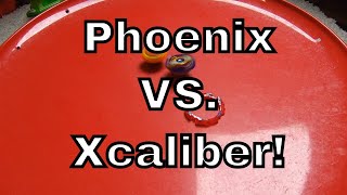 Phoenix P4 vs Xcaliber X3 - Hasbro Beyblade Burst Evolution / Turbo