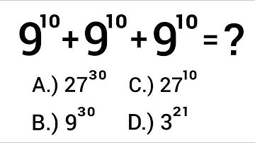A Nice Exponential Problem • Sum of Powers