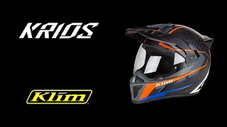 Klim Krios Karbon Adventure Helmet Vanquish Orange Size XL