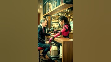 In this next-gen restaurant: Robot Waitress Serves Guests with Precision and Charm #robot #nextgenai