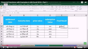 Dollarde formula | Financial function with example in MS Excel 2016