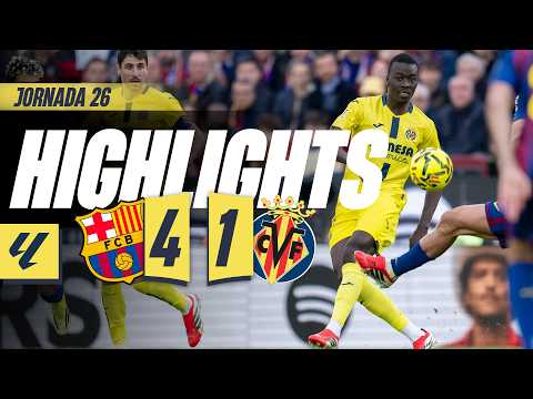 HIGHLIGHTS | BARCELONA 4-1 VILLARREAL | LALIGA — football highlights