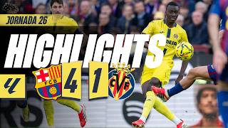 HIGHLIGHTS | BARCELONA 4-1 VILLARREAL | LALIGA