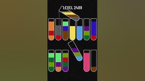 Water sort puzzle 2489