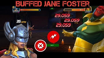 Thor (Jane Foster) Buff Is Out - Marvel Contest of Champions 