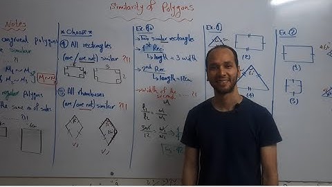 Similarity of Polygons | 1 ثانوى  | Geometry - ماث أولى ثانوى لغات الترم الاول