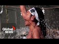 Polar plunge: Japanese ice bath ritual participants pray for quick recovery from earthquake