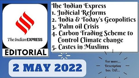 2nd May 2022 | Gargi Classes The Indian Express Editorials and Ideas Analysis | By R.K. Lata