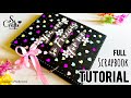 Scrapbook tutorial  greeting card  handmade  gift making ideas  birt.ay  anniversary s crafts