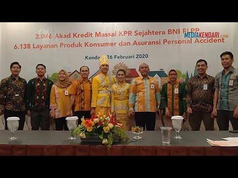 Puluhan Warga Sultra Akad Kredit KPR BNI