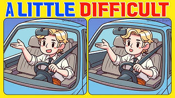 🧠🧩Spot the 3 Differences | Brain Workout 《A Little Difficult》