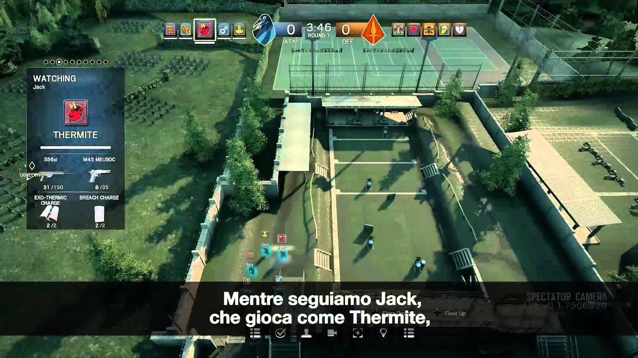 Tom Clancy's Rainbow Six Siege - walkthrough - ITA Gamescom 2015 - YouTube