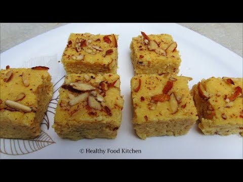 Easy Diwali Sweet Recipe/Badam Rava Burfi Recipe/Badam Burfi Recipe in Tamil/Almond Burfi Recipe