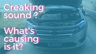 Creaking Sound 2012 Ford Fusion Hybrid