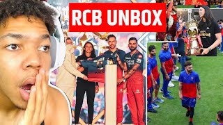 Reacting to RCB 2024 Jersey Reveal at RCB Unbox| Virat Kohli, Smriti Mandhana, RCB vs CSK 2024 IPL
