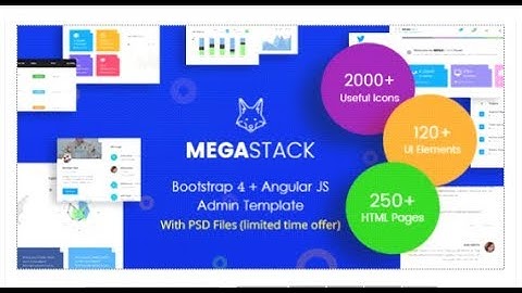 MegaStack - Bootstrap 4 & Angular JS Admin Dashboard Template  | Themeforest Templates
