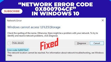 How to Fix Network Error Code 0x800704CF in Windows 10