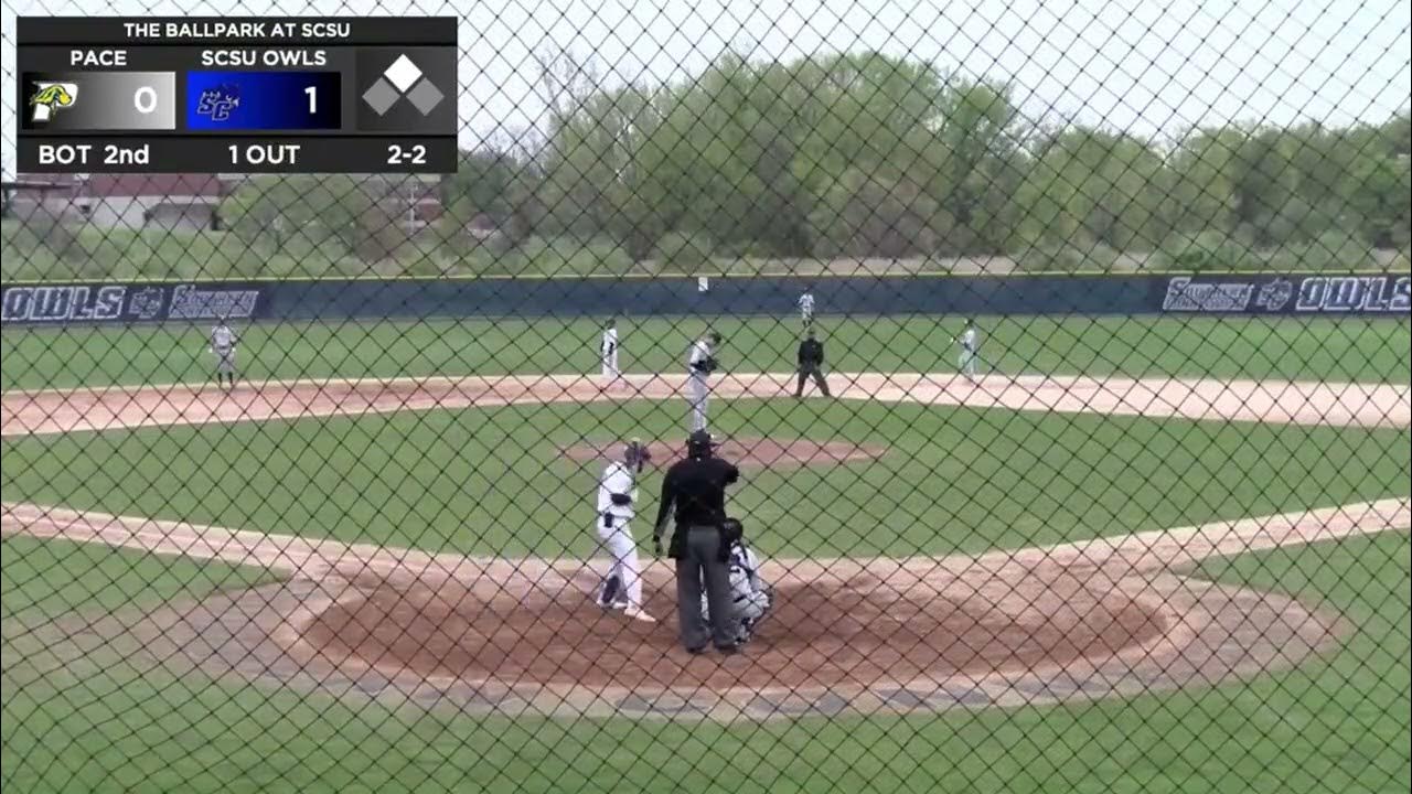 SCSU Baseball Highlights vs Pace University Game 2 YouTube