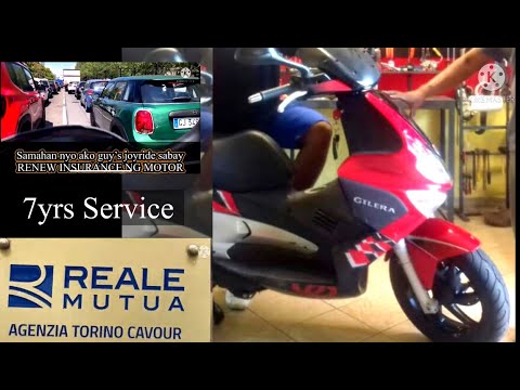 MOTORCYCLE  INSURANCE RENEWAL  “Reale Mutua“ let’s go..!