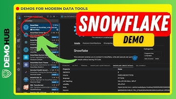 Snowflake Demo #shorts // ❄️ Snowflake Visual Studio (VSCode) Extension | www.demohub.dev