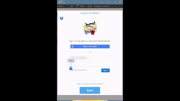 Mobile Multi Collector - Import & Export to Dropbox