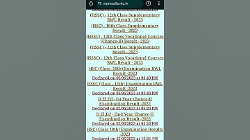 10th Mpboard result 2024 | 12th mp board result | Mpboard result 2024 declared