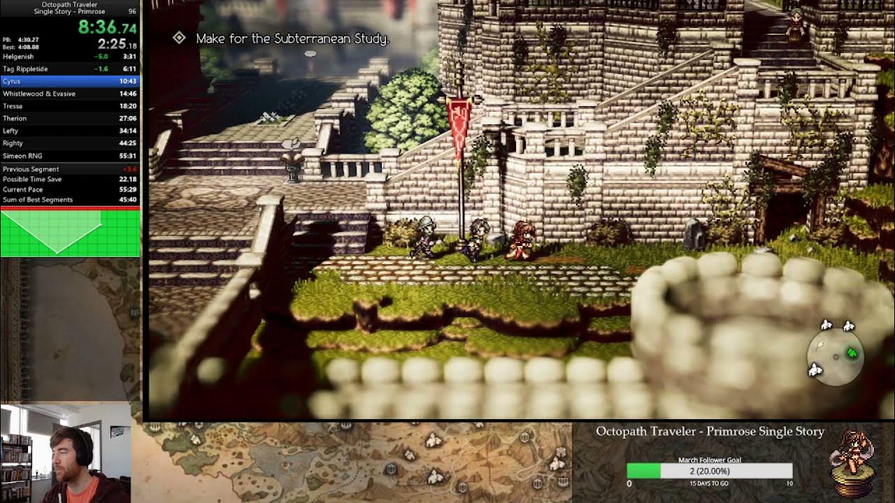 Speedrun Octopath Traveler Primrose Single Story 5100 (new personal