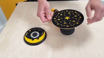 How to change the backing pad on a Mirka® DEROS