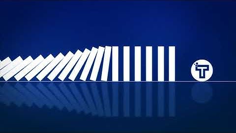 Minimal Dynamic Domino Logo Reveal