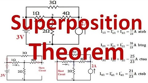 Superposition Theorem-basic practice i Circuit Theory | Analysis | numerical | problems | solved |