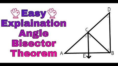 Angle Bisector Theorem | Chapter Similarity | Class 10 |
