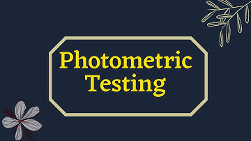 Photometry Testing  | Testing Lab | Calibration Lab