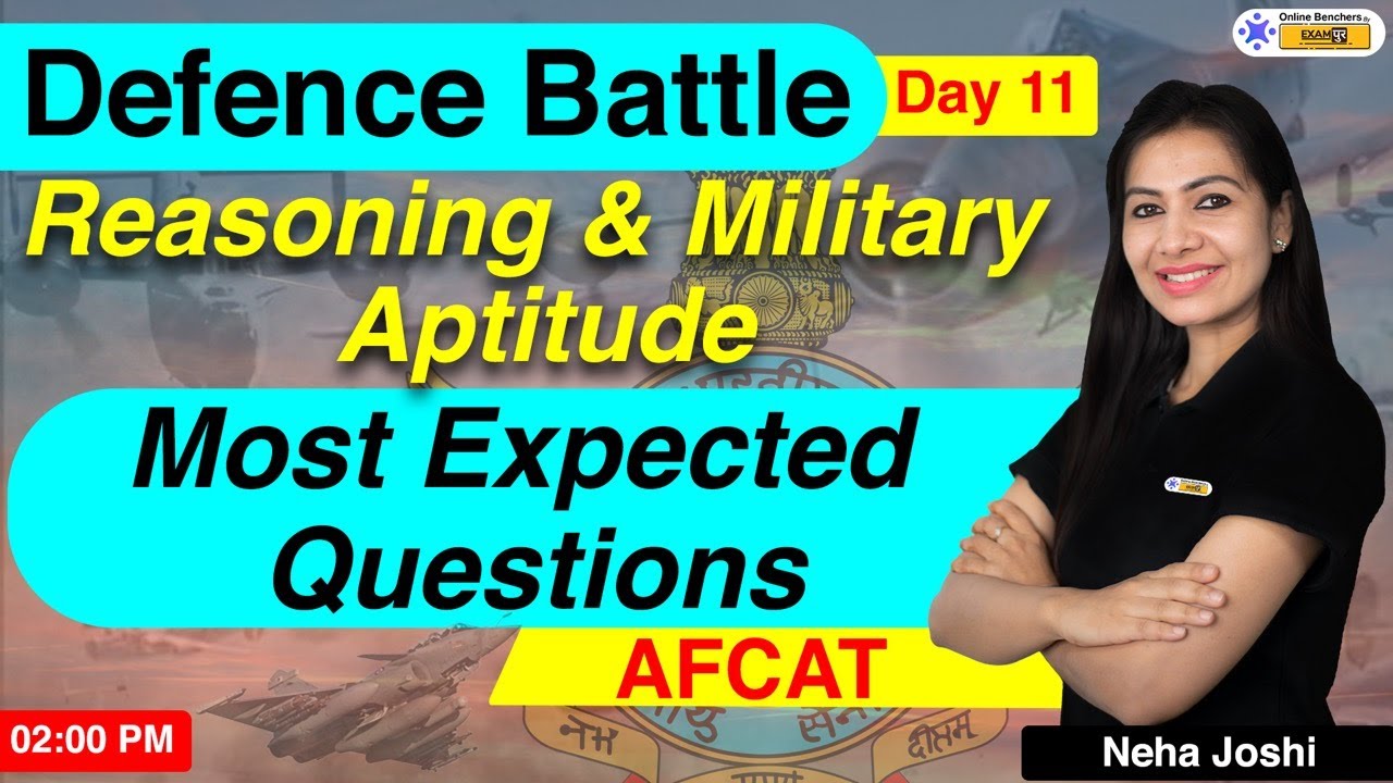afcat-2-2021-reasoning-military-aptitude-most-expected-questions-by-neha-joshi-mam-youtube
