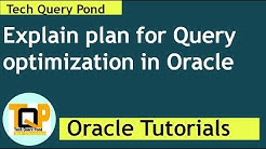 Oracle SQL Tutorial : Using execution plan to optimize query in oracle - Durasi: 12.54. 