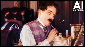 Charlie Chaplin 4K COLORIZED using AI - The Chaplin Revue Introduction 1959