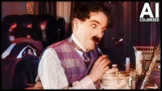 Charlie Chaplin 4K COLORIZED using AI - The Chaplin Revue Introduction 1959 screenshot 3