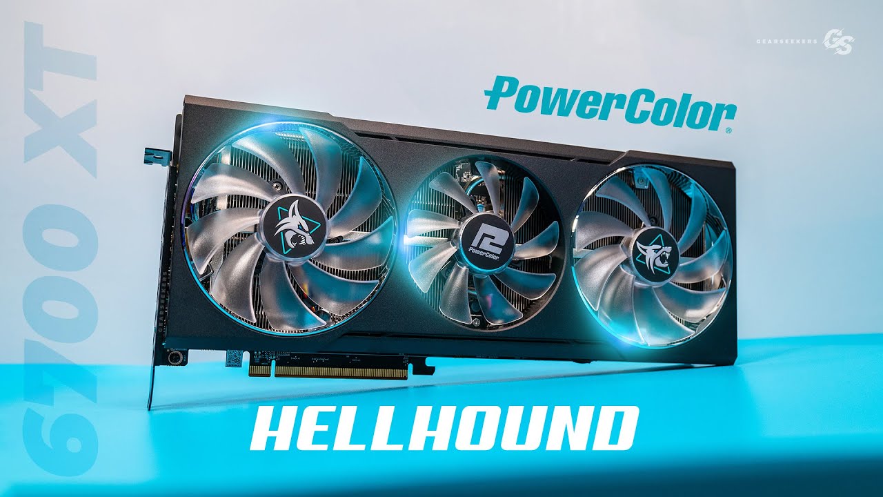 Powercolor Hellhound Radeon Rx 6700 Xt Windows And Linux Thermals Tested Youtube