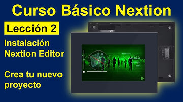 Lección 2– 🛠️ Crea tu Primer Proyecto en Nextion Editor 🚀 | Curso Nextion HMI –