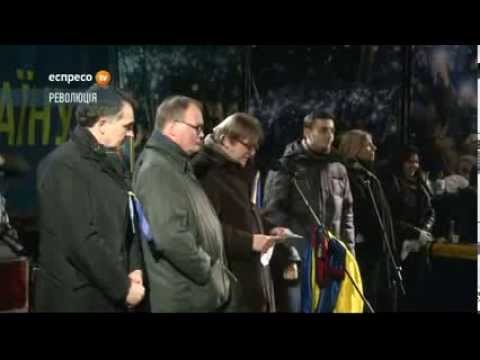 Guy Verhofstadt speecht op Maidan in Kiev