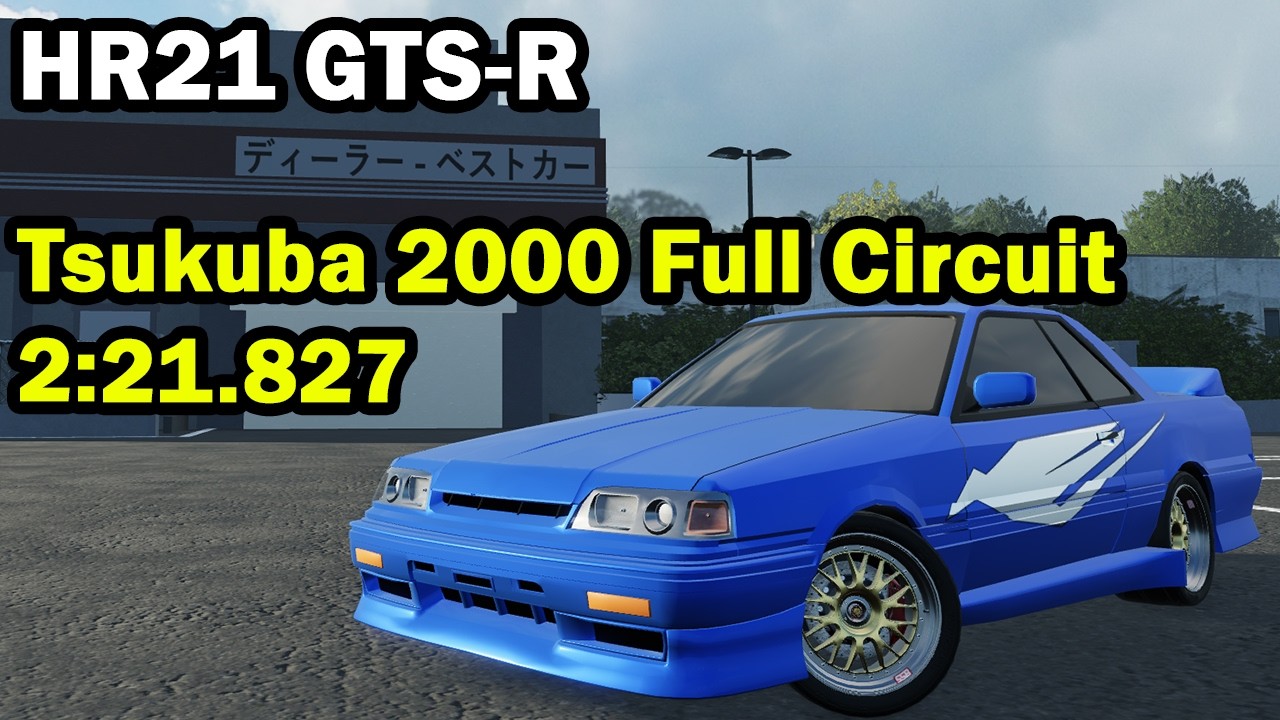 GDBFB HR21 Tsukuba 2000 Full Circuit 2:21.827 | Midnight Racing