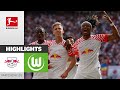 RB Leipzig Wolfsburg goals and highlights